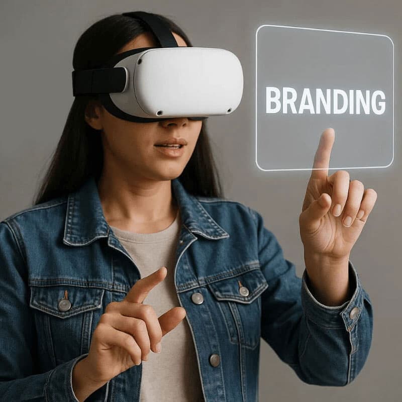 الواقع الافتراضي (VR) والواقع المعزز (AR) في العلامات التجارية الواقع الافتراضي (VR) والواقع المعزز (AR) في العلامات التجارية