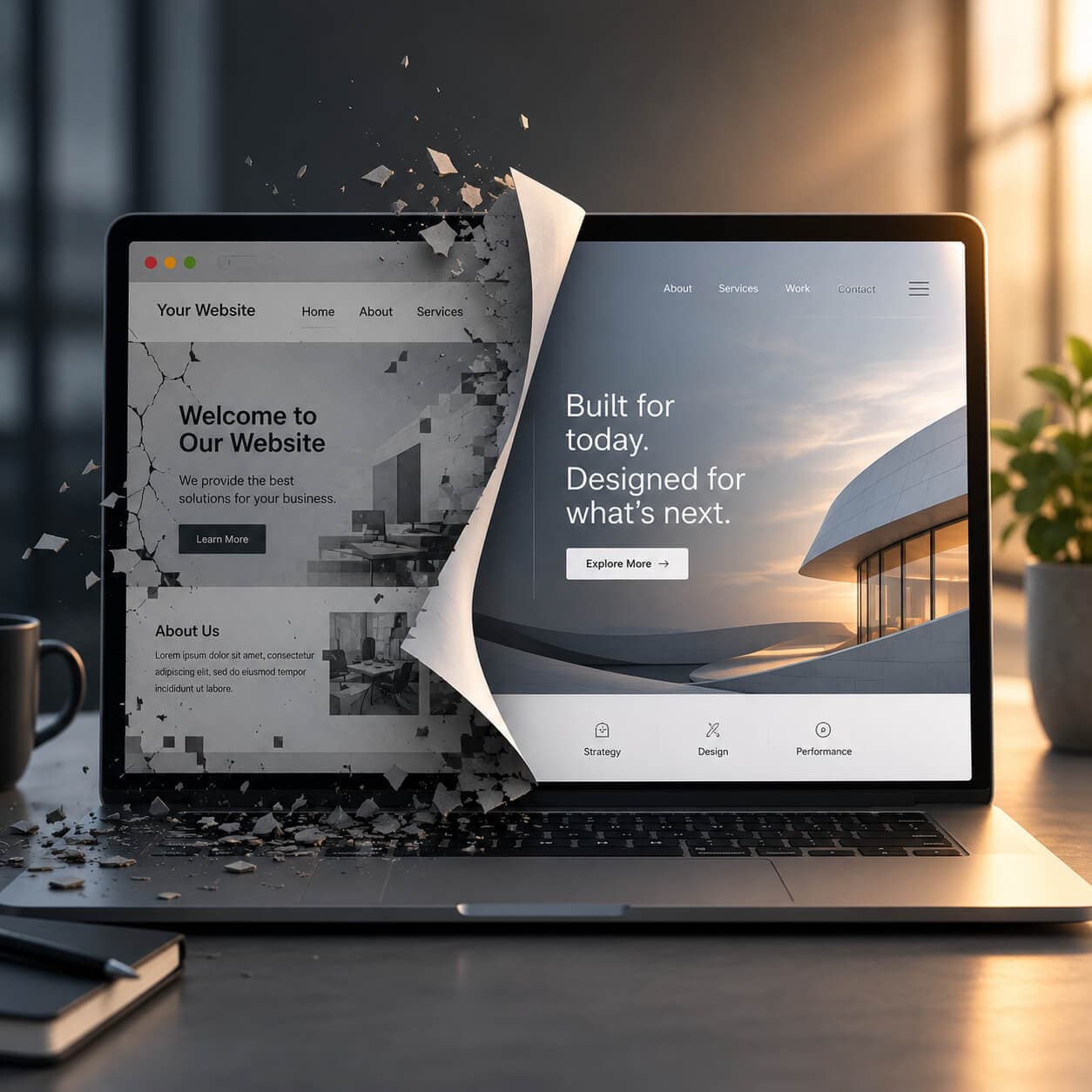علامات تدل على أنك بحاجة إلى إعادة تصميم الموقع علامات تدل على أنك بحاجة إلى إعادة تصميم الموقع