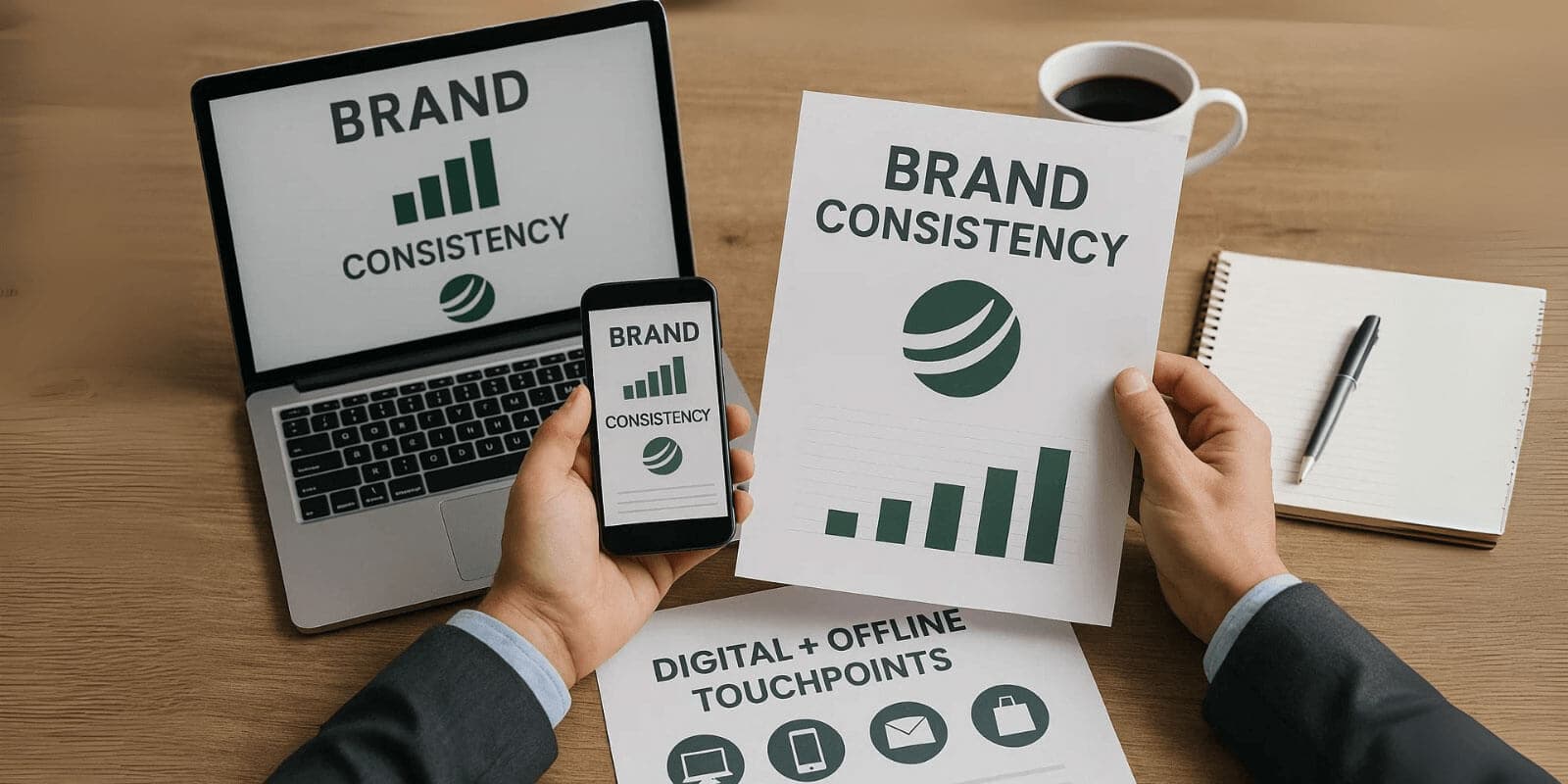 Brand Consistency Accross Digital and Offline Touchpoints Brand Consistency Accross Digital and Offline Touchpoints